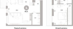 1-к квартира, вторичка, 83м2, 7/17 этаж