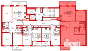 3-к квартира, вторичка, 97м2, 9/12 этаж