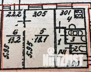 2-к квартира, вторичка, 49м2, 4/5 этаж