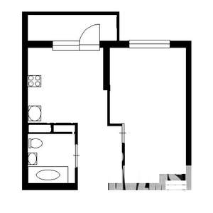 1-к квартира, вторичка, 41м2, 6/18 этаж