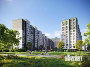 2-к квартира, строящийся дом, 42м2, 7/12 этаж