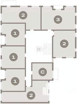 3-к квартира, вторичка, 62м2, 8/12 этаж
