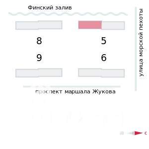 1-к квартира, вторичка, 35м2, 23/23 этаж