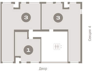 3-к квартира, вторичка, 94м2, 3/17 этаж