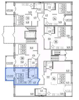 Студия квартира, вторичка, 25м2, 1/4 этаж