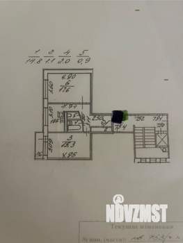 2-к квартира, вторичка, 51м2, 9/9 этаж