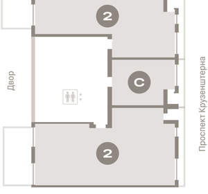 Студия квартира, вторичка, 35м2, 2/17 этаж