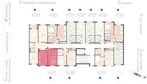 1-к квартира, вторичка, 34м2, 4/4 этаж