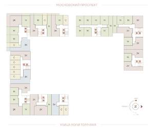 2-к квартира, вторичка, 69м2, 3/12 этаж