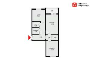 2-к квартира, вторичка, 62м2, 19/19 этаж