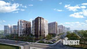 1-к квартира, строящийся дом, 38м2, 8/13 этаж