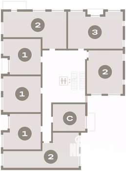 2-к квартира, вторичка, 60м2, 9/12 этаж