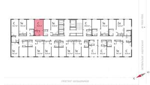 Студия квартира, вторичка, 21м2, 6/25 этаж