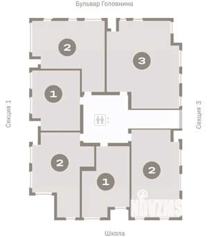 2-к квартира, вторичка, 77м2, 8/10 этаж
