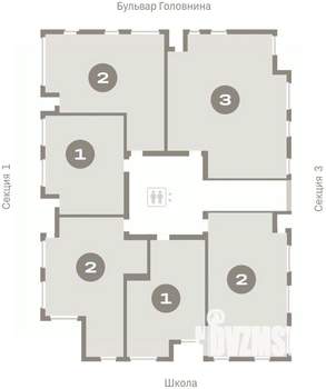 3-к квартира, вторичка, 110м2, 5/10 этаж