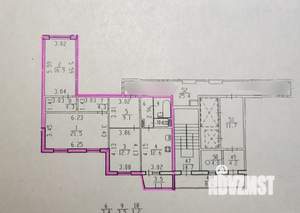3-к квартира, вторичка, 90м2, 9/16 этаж