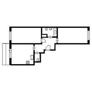 2-к квартира, вторичка, 68м2, 4/10 этаж