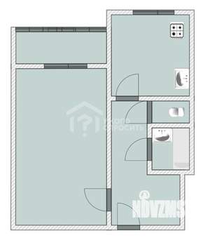 1-к квартира, вторичка, 37м2, 5/9 этаж