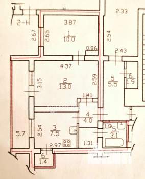 2-к квартира, вторичка, 39м2, 1/15 этаж