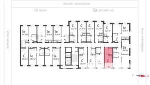 Студия квартира, вторичка, 22м2, 10/12 этаж