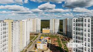 2-к квартира, строящийся дом, 52м2, 7/25 этаж