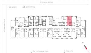 Студия квартира, вторичка, 21м2, 6/22 этаж