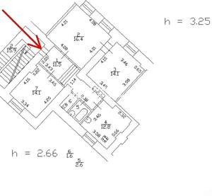 3-к квартира, вторичка, 73м2, 2/5 этаж