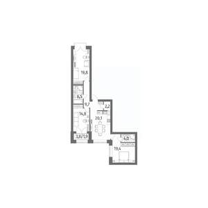 3-к квартира, вторичка, 98м2, 13/13 этаж