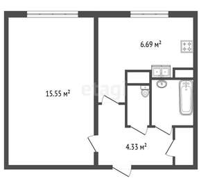 1-к квартира, вторичка, 42м2, 2/23 этаж