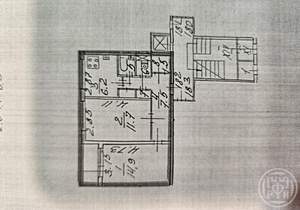 2-к квартира, вторичка, 45м2, 1/9 этаж