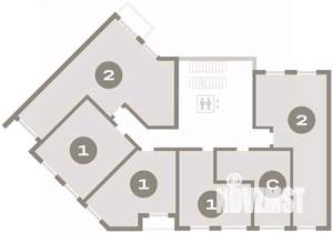 2-к квартира, вторичка, 76м2, 6/8 этаж