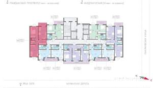2-к квартира, вторичка, 55м2, 6/21 этаж