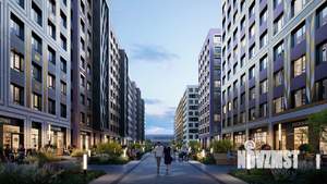 2-к квартира, строящийся дом, 54м2, 7/10 этаж