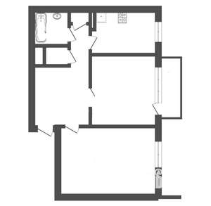 2-к квартира, вторичка, 48м2, 12/12 этаж