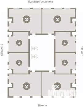 1-к квартира, вторичка, 41м2, 9/15 этаж