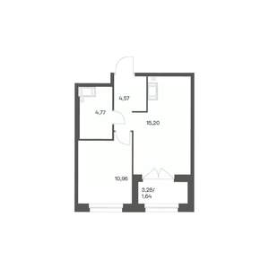 1-к квартира, вторичка, 37м2, 4/24 этаж