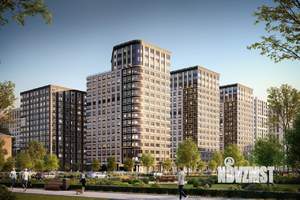 2-к квартира, строящийся дом, 54м2, 14/15 этаж