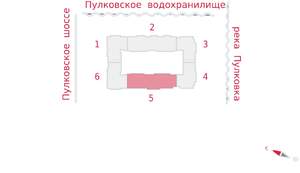 1-к квартира, вторичка, 43м2, 1/4 этаж