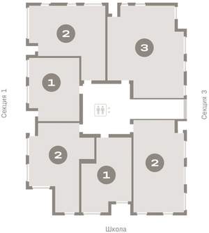 3-к квартира, вторичка, 111м2, 7/16 этаж