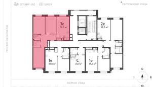 3-к квартира, вторичка, 76м2, 3/10 этаж