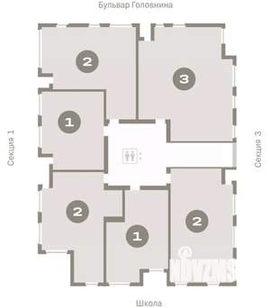 3-к квартира, вторичка, 110м2, 3/10 этаж