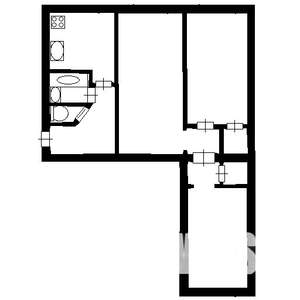 3-к квартира, вторичка, 56м2, 3/5 этаж