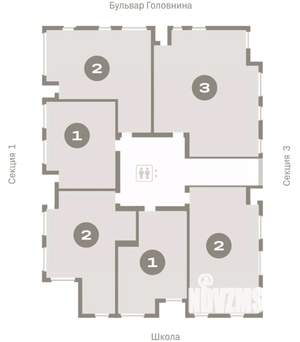 2-к квартира, вторичка, 77м2, 4/10 этаж
