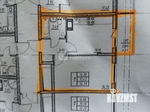 1-к квартира, вторичка, 35м2, 3/24 этаж