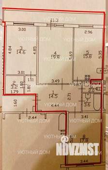 3-к квартира, вторичка, 102м2, 14/16 этаж