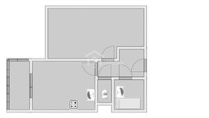 1-к квартира, вторичка, 37м2, 4/5 этаж