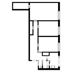 3-к квартира, вторичка, 60м2, 3/9 этаж