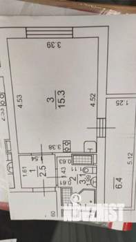 Студия квартира, вторичка, 27м2, 8/25 этаж