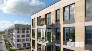 1-к квартира, строящийся дом, 41м2, 2/5 этаж