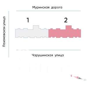 Студия квартира, строящийся дом, 21м2, 23/24 этаж